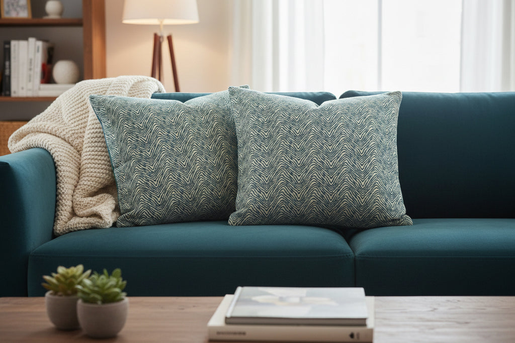 Lee Jofa Awash Velvet Teal Fabric