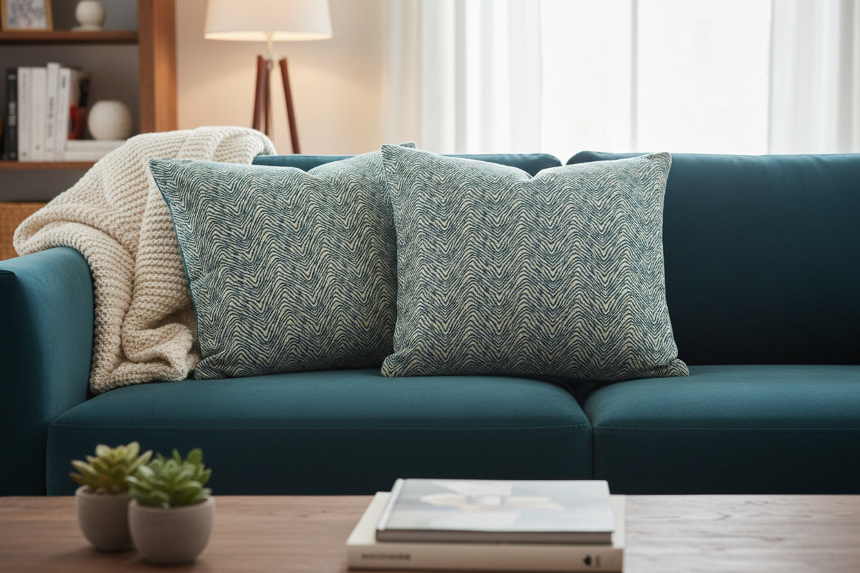 Lee Jofa Awash Velvet Teal Fabric