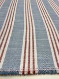 Thibaut Southport Stripe in Sky & Red