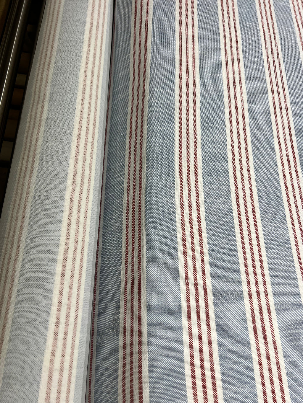 Thibaut Southport Stripe in Sky & Red