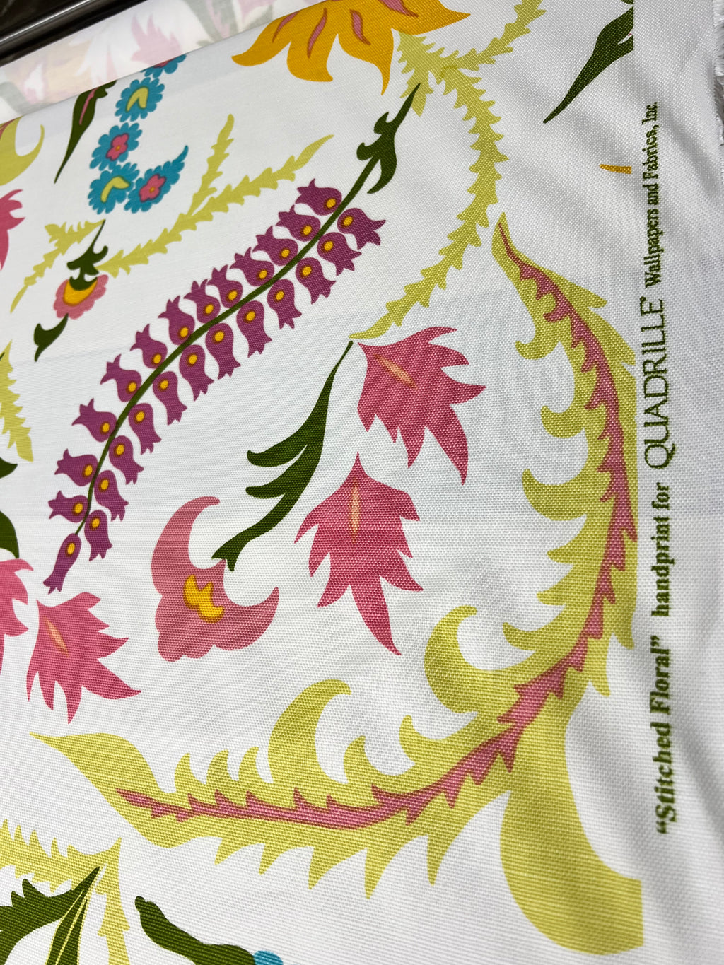Quadrille Stitched Floral