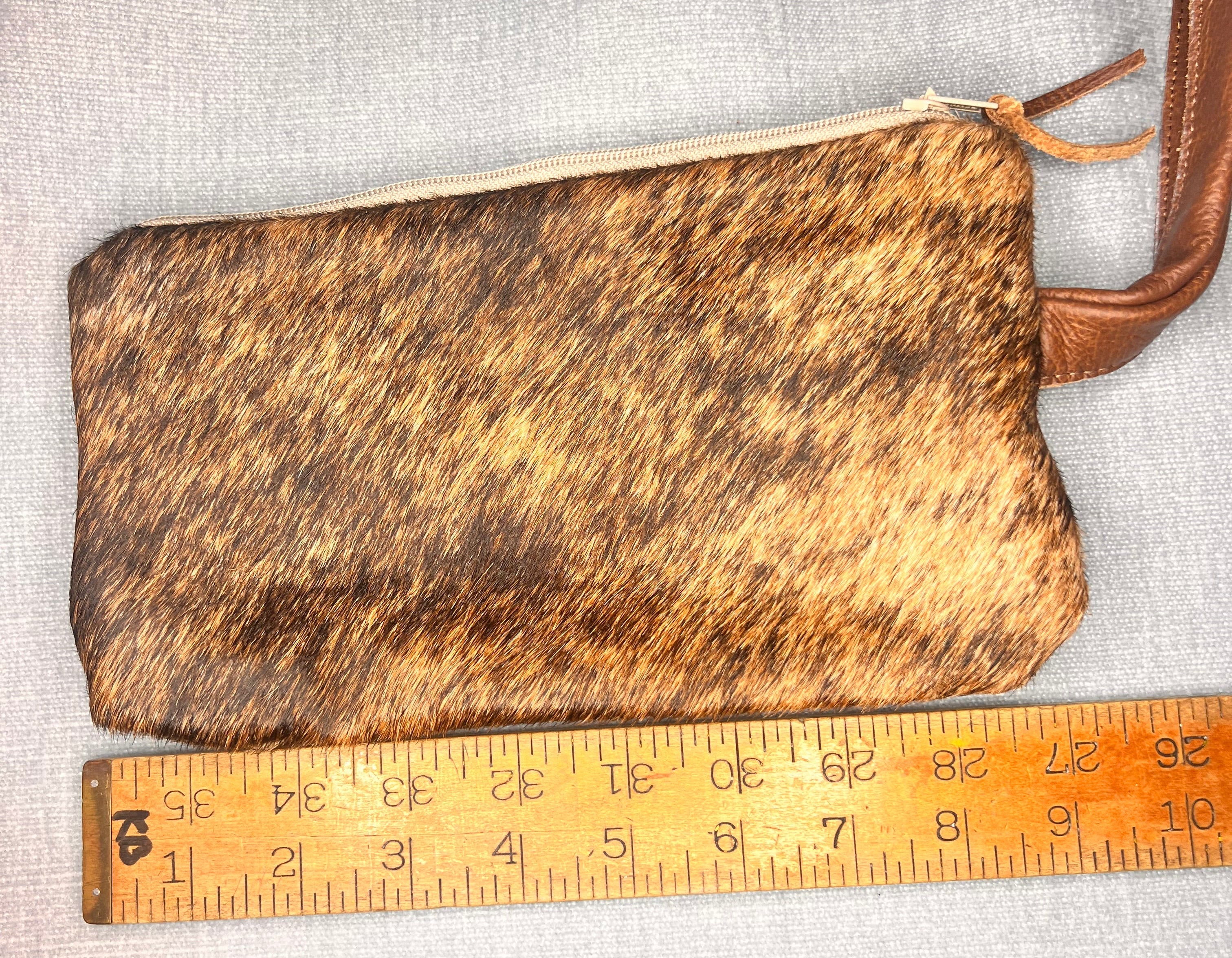 Hair on Hide Wristlet