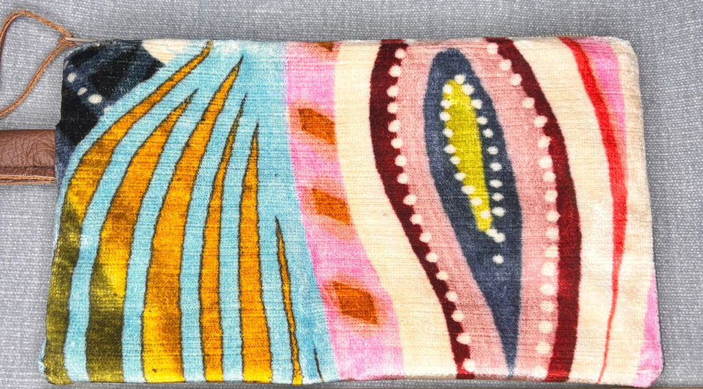 Velvet Ikat Wristlets