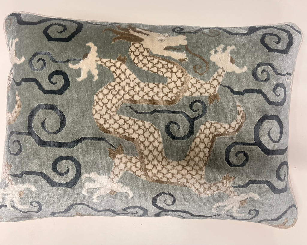 Schumacher Bixi Velvet in Celestine