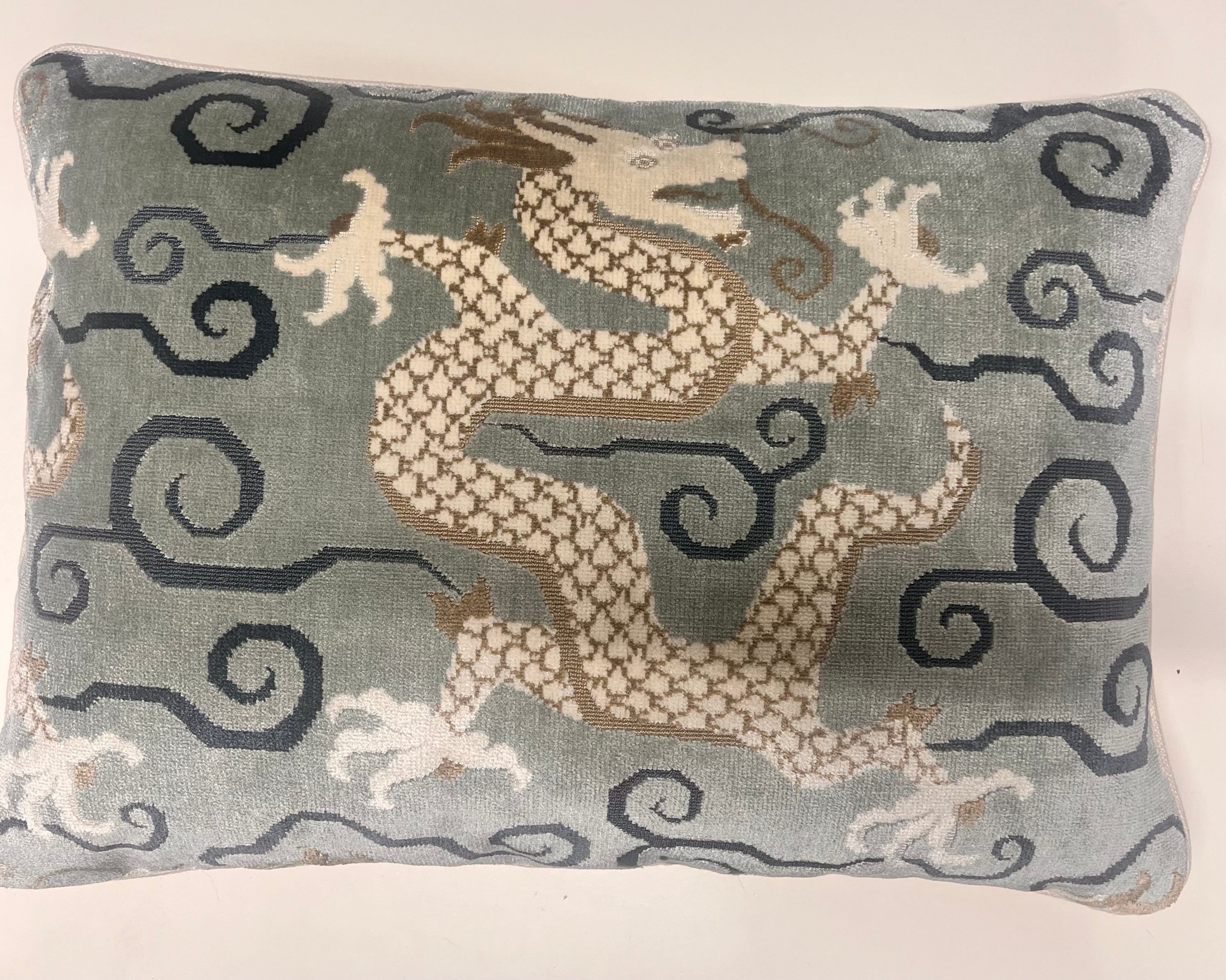 Schumacher Bixi Velvet in Celestine